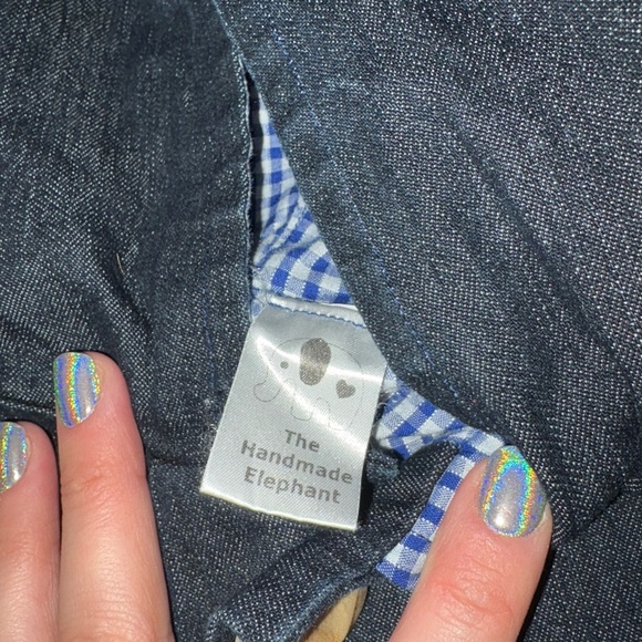 Handmade Denim Hooded Jacket - Picture 4 of 7